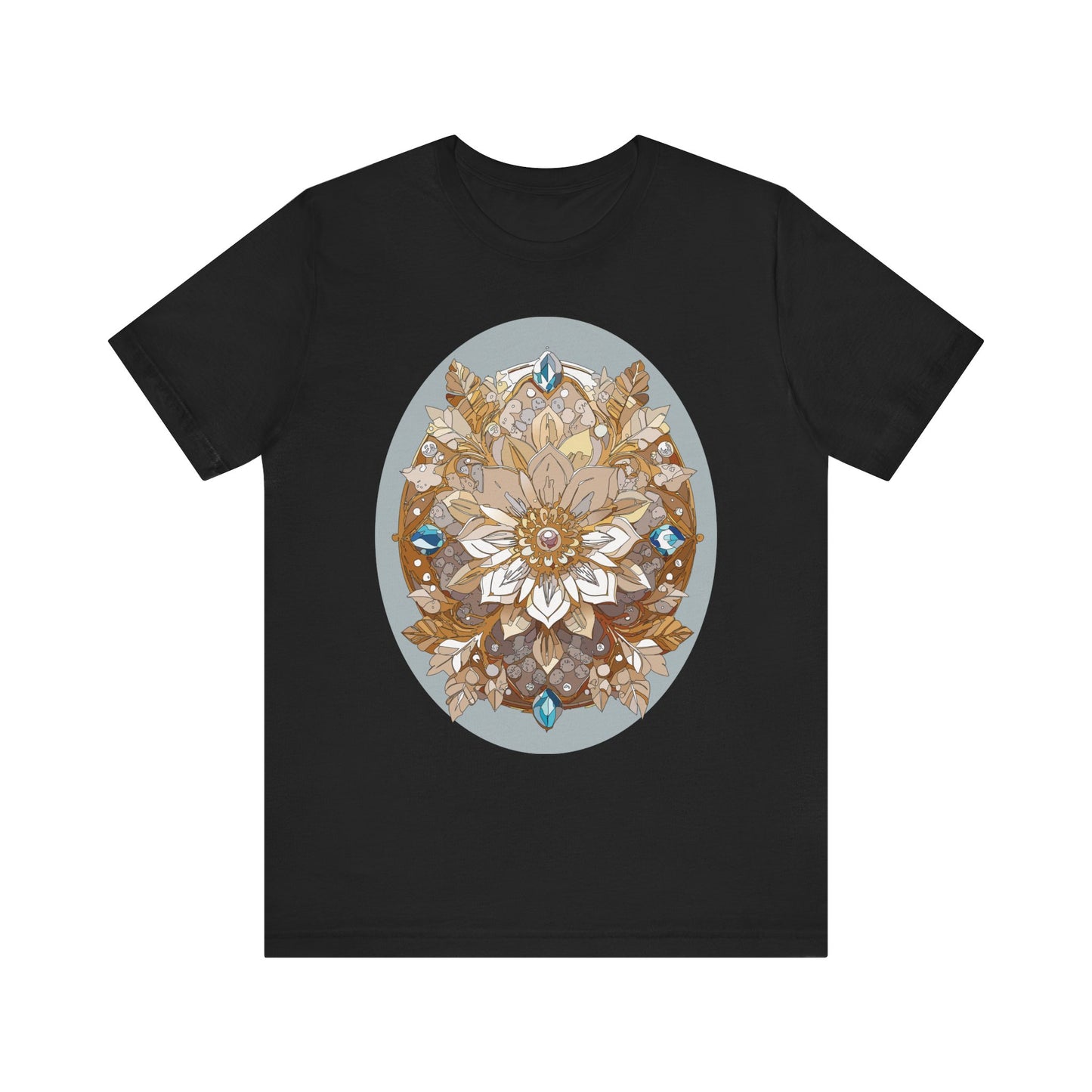 Floral Shirt, Flower Shirt, Tee Shirt with Antique Flower